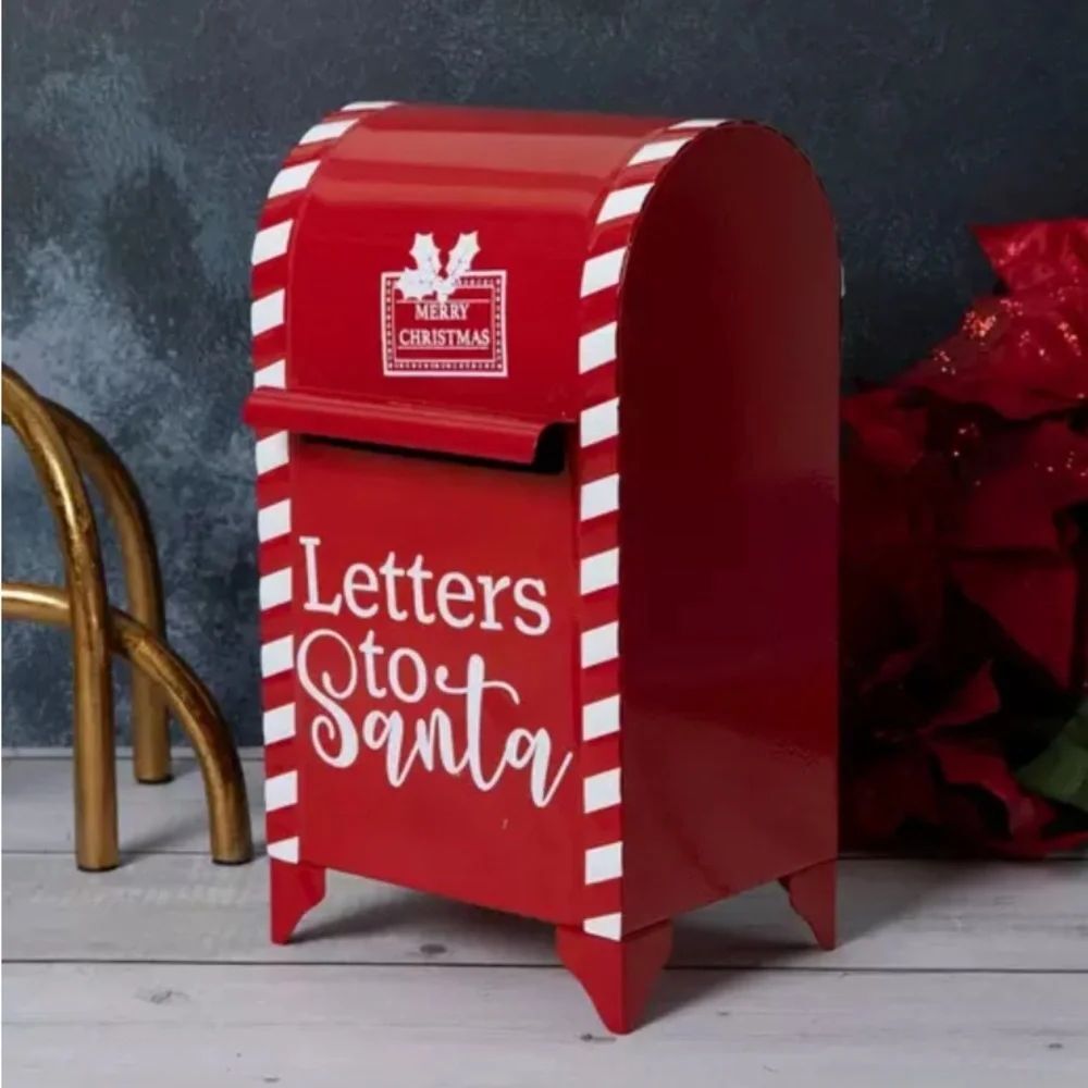 Letters To Santa Metal Mailbox